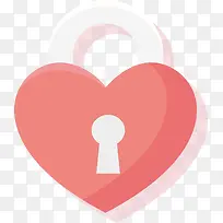 卡通爱心锁子设计-空若网 卡通爱心锁子设计-空若网