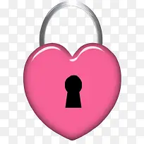 卡通爱心锁-空若网 卡通爱心锁-空若网