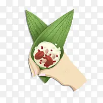 绿色包粽子食物元素-空若网 绿色包粽子食物元素-空若网