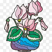 花卉矢量插画风格-空若网 花卉矢量插画风格-空若网