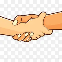 握手手绘素材-空若网 握手手绘素材-空若网