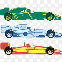 扁平化四驱车玩具矢量图-空若网 扁平化四驱车玩具矢量图-空若网