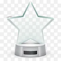 五角星玻璃奖座-空若网 五角星玻璃奖座-空若网