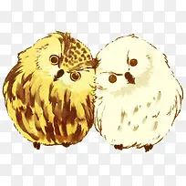 手绘水彩小鸟-空若网 手绘水彩小鸟-空若网