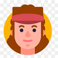 扁平化社交网站用户头像设计-空若网 扁平化社交网站用户头像设计-空若网