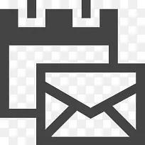 日历和信封图标-空若网 日历和信封图标-空若网