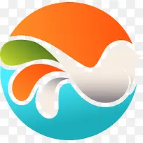 卡通彩色社区logo图-空若网 卡通彩色社区logo图-空若网