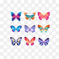 卡通蝴蝶矢量图-空若网 卡通蝴蝶矢量图-空若网
