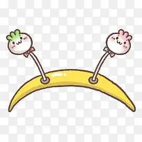 卡通可爱女生发夹-空若网 卡通可爱女生发夹-空若网