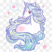 长发爱心小马-空若网 长发爱心小马-空若网