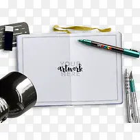 创意笔记本文具贺卡素材-空若网 创意笔记本文具贺卡素材-空若网