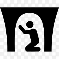 黑白标识手指地穴-空若网 黑白标识手指地穴-空若网