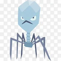 蜘蛛状病毒细胞-空若网 蜘蛛状病毒细胞-空若网