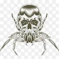 手绘艺术毒蜘蛛创意图形-空若网 手绘艺术毒蜘蛛创意图形-空若网