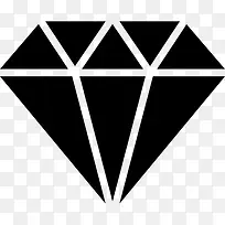 宝石的形状从侧面看珠宝图标-空若网 宝石的形状从侧面看珠宝图标-空若网