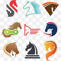 马的标志矢量设计-空若网 马的标志矢量设计-空若网