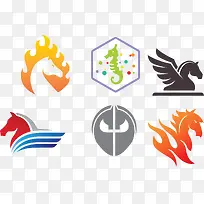 矢量马的标志设计-空若网 矢量马的标志设计-空若网