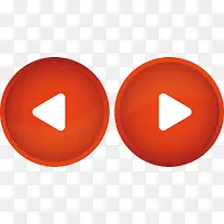 红色圆形按钮-空若网 红色圆形按钮-空若网