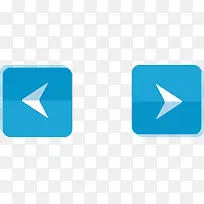 卡通蓝色按钮-空若网 卡通蓝色按钮-空若网