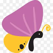 卡通蝴蝶装饰贴纸-空若网 卡通蝴蝶装饰贴纸-空若网