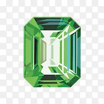 手绘绿宝石矢量-空若网 手绘绿宝石矢量-空若网