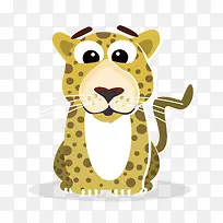 卡通豹子矢量图下载-空若网 卡通豹子矢量图下载-空若网