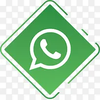 绿色菱形电话标签-空若网 绿色菱形电话标签-空若网