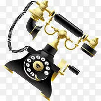 复古电话矢量-空若网 复古电话矢量-空若网