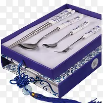 青花瓷餐具套装-空若网 青花瓷餐具套装-空若网