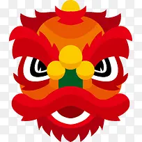 创意春季舞狮插画-空若网 创意春季舞狮插画-空若网