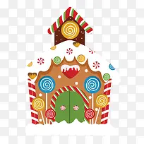 圣诞甜点卡通美食屋-空若网 圣诞甜点卡通美食屋-空若网