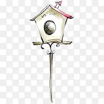 卡通可爱手绘邮箱小屋-空若网 卡通可爱手绘邮箱小屋-空若网