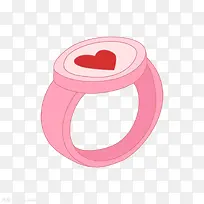手绘爱心戒指-空若网 手绘爱心戒指-空若网