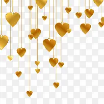 黄色爱心装饰挂件-空若网 黄色爱心装饰挂件-空若网