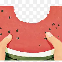 卡通水果西瓜-空若网 卡通水果西瓜-空若网