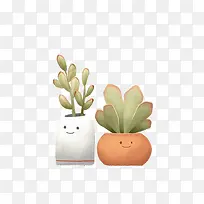 卡通盆栽-空若网 卡通盆栽-空若网