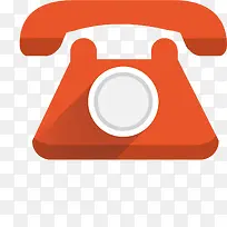 矢量创意办公用品红色电话素材-空若网 矢量创意办公用品红色电话素材-空若网