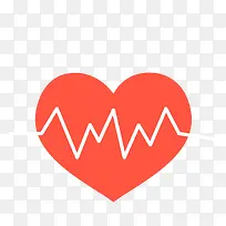 爱心心电图-空若网 爱心心电图-空若网