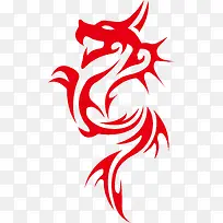 创意简笔龙图案古典图纹-空若网 创意简笔龙图案古典图纹-空若网