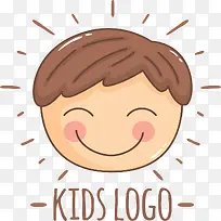 矢量微笑的小孩素材-空若网 矢量微笑的小孩素材-空若网