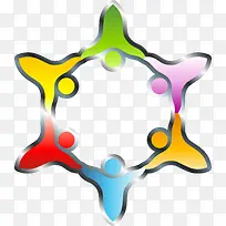 矢量彩色社区标志图-空若网 矢量彩色社区标志图-空若网