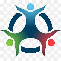 彩色矢量社区logo图-空若网 彩色矢量社区logo图-空若网