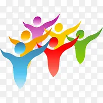 矢量彩色社区标志图-空若网 矢量彩色社区标志图-空若网