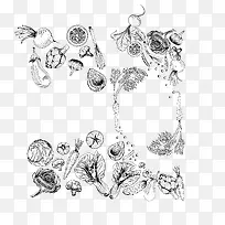 蔬菜素描免抠大图-空若网 蔬菜素描免抠大图-空若网