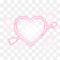 情人节中箭的爱心-空若网 情人节中箭的爱心-空若网