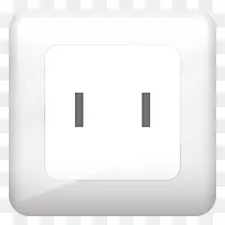 手绘卡通白色两脚插孔-空若网 手绘卡通白色两脚插孔-空若网