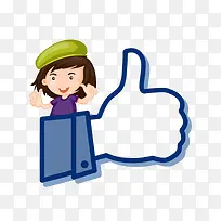 卡通手指赞美-空若网 卡通手指赞美-空若网