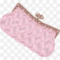 矢量手绘粉色手拿包-空若网 矢量手绘粉色手拿包-空若网