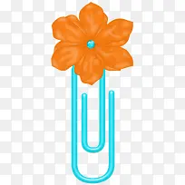 橙色花别针-空若网 橙色花别针-空若网