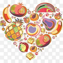 创意水果矢量图-空若网 创意水果矢量图-空若网